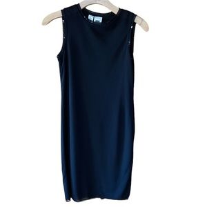 Vintage DKNY Black, Sequin Trim Shift Dress‎